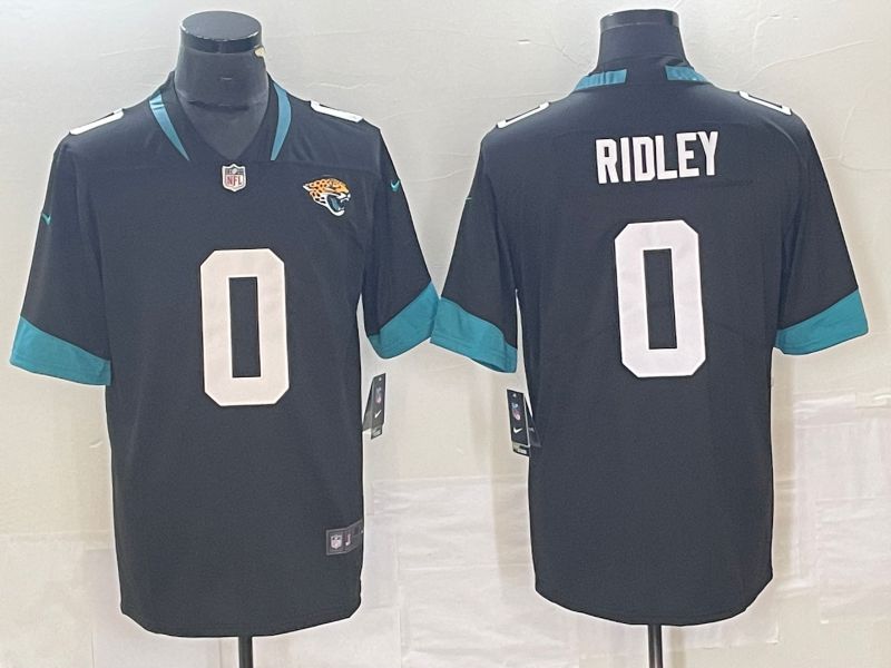 Men Jacksonville Jaguars #0 Ridley Black 2023 Nike Vapor Limited NFL Jersey->jacksonville jaguars->NFL Jersey